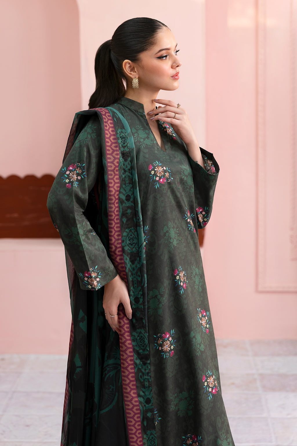 Afsanah | Basics Raw Silk |  Muted Rose  AR-111