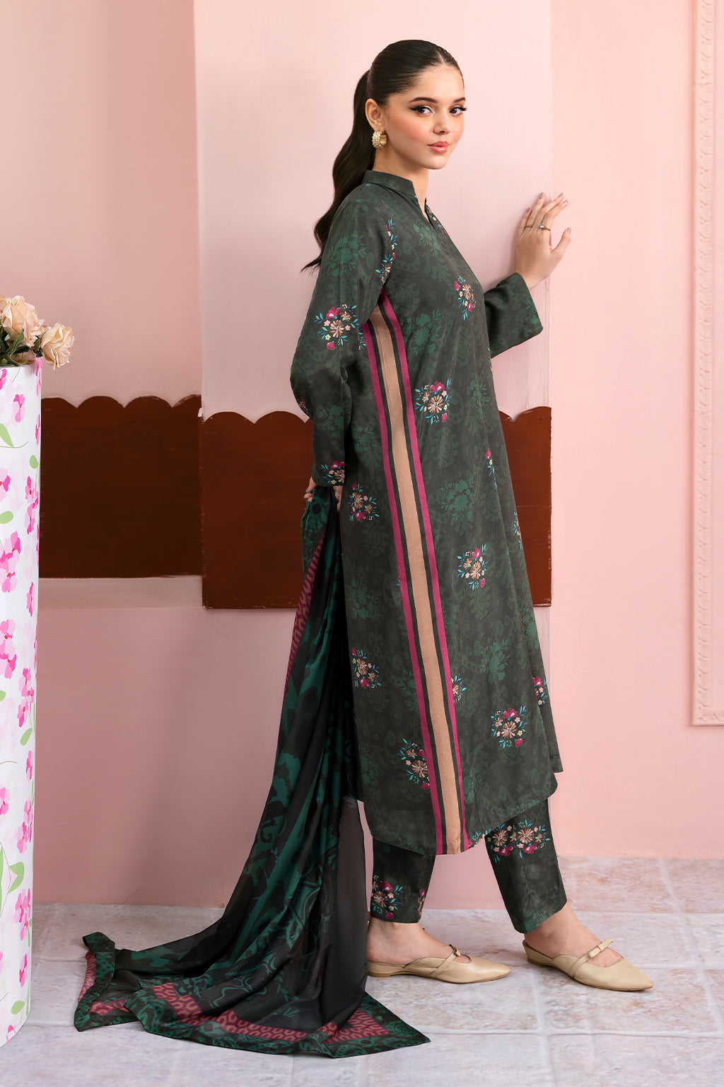 Afsanah | Basics Raw Silk |  Muted Rose  AR-111