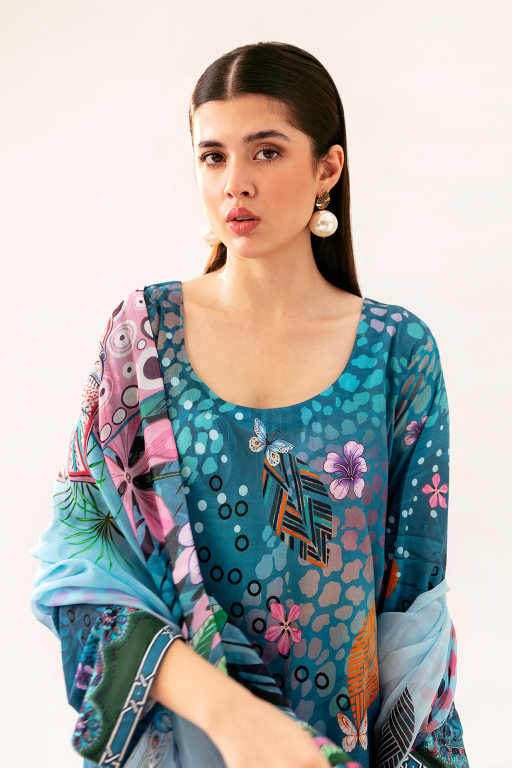 Afsanah | Ready to Wear |  Fresh Teal AP-09