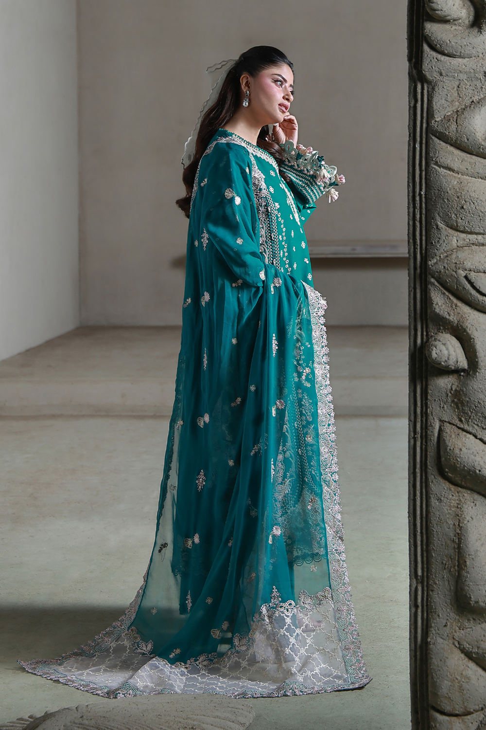 Aabyaan | Saagar Luxury Festive Lawn 26 | AYZEL (AL-07)