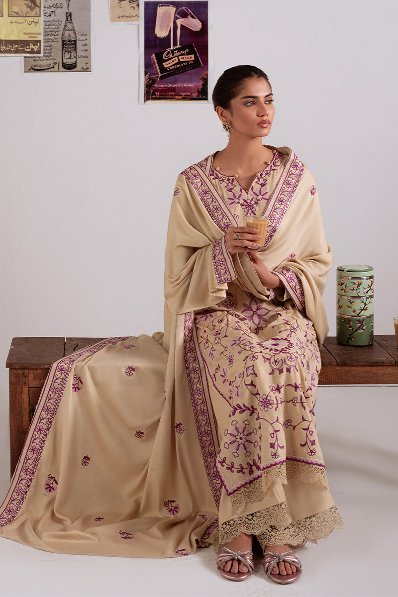 Cross Stitch | Khaddar Linen 25 | FAWN RADIANCE