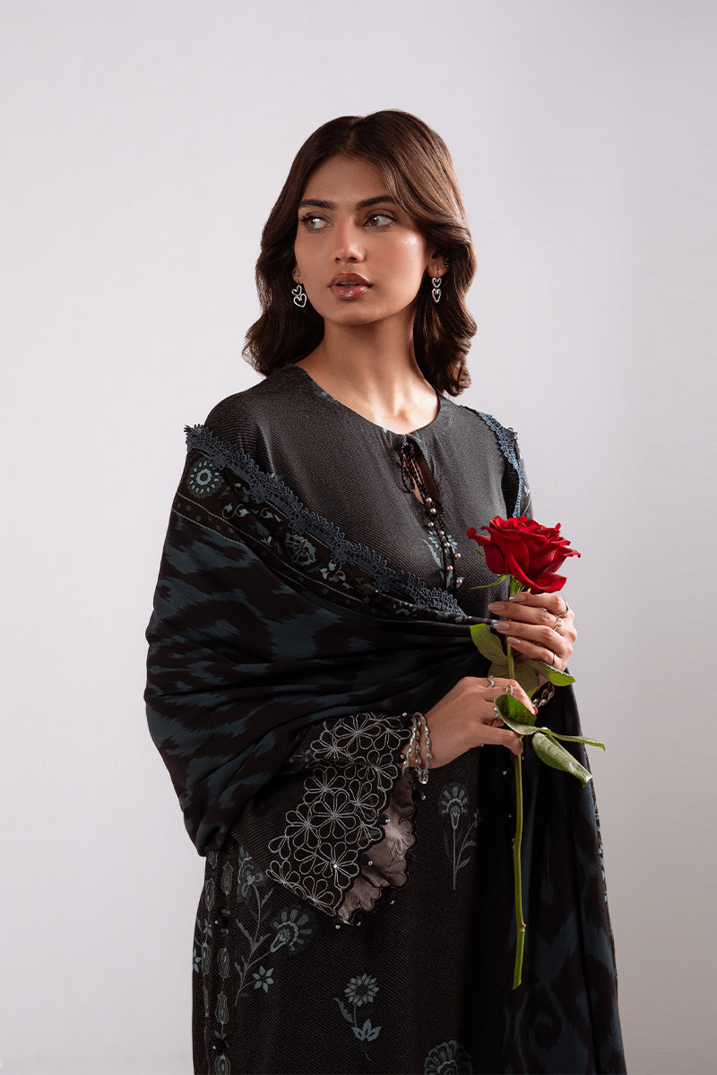Cross Stitch | Khaddar Linen 25 | SHADOW TEAL