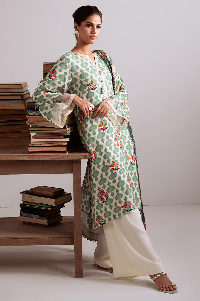 Cross Stitch | Khaddar Linen 25 | TRIBAL HAZE