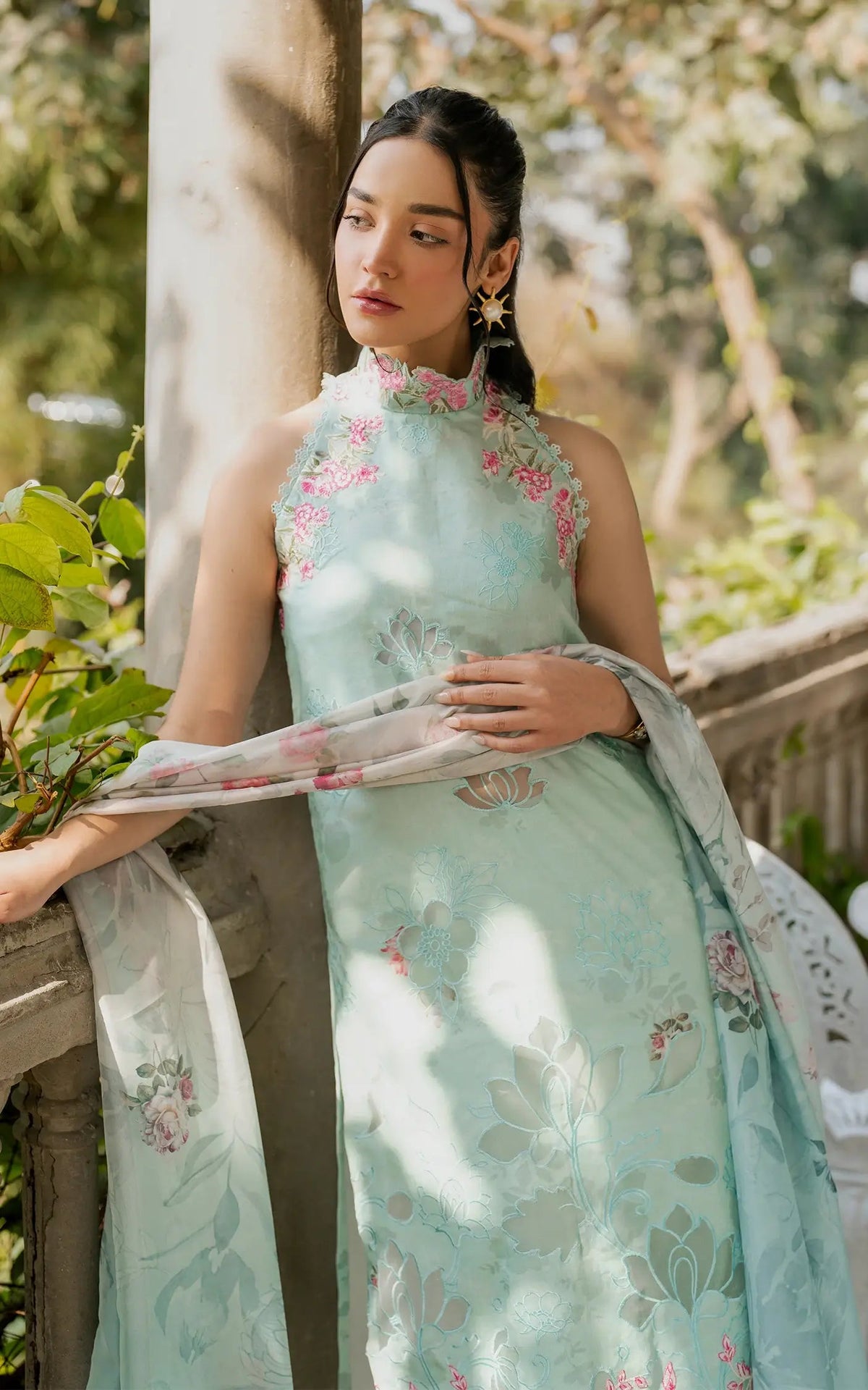 Asifa and Nabeel | Gulkari Summer 25 | Pastel Grove (GKL-07)