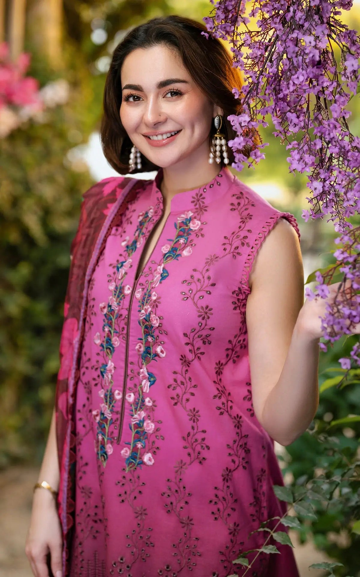 Asifa and Nabeel | Gulkari Summer 25 | Sunkissed Garden (GKL-13)