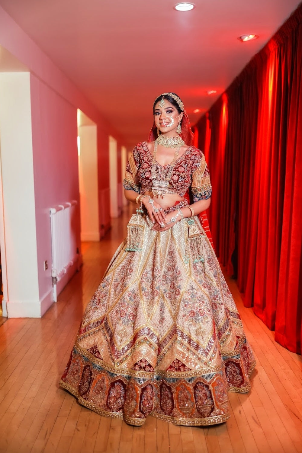 Regal Bridal Lehenga with Heavy Embroidery