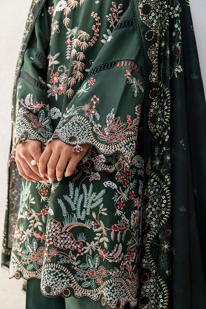Cross Stitch | Cotton Satin 25 | GREEN ORNATE