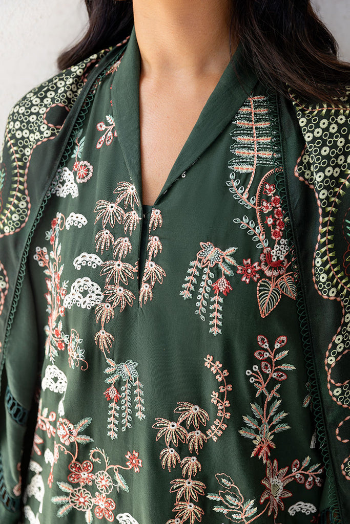 Cross Stitch | Cotton Satin 25 | GREEN ORNATE