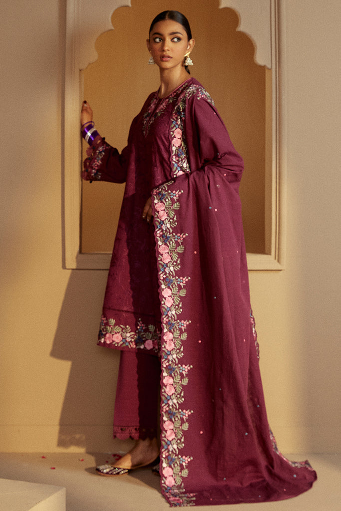 Cross Stitch | Winter Collection 24 |  PLUM RADIANCE