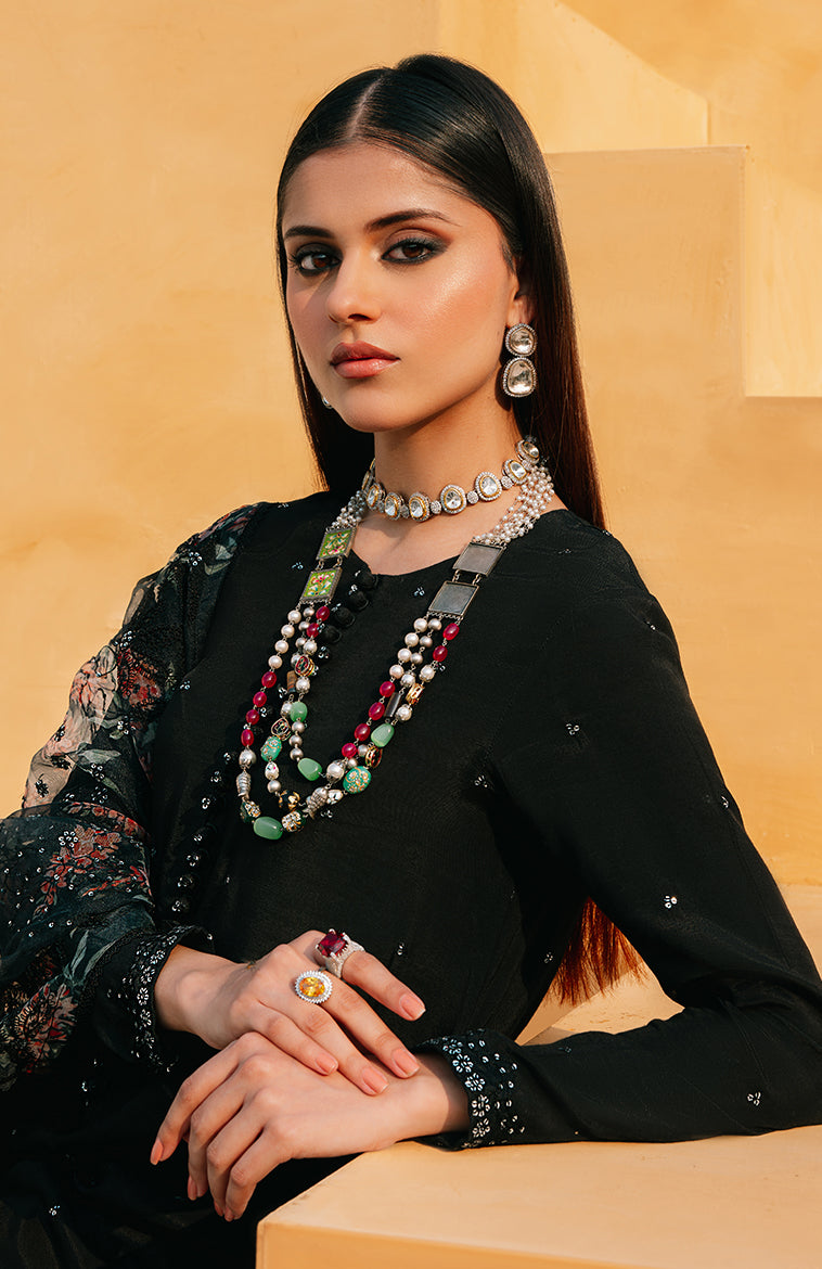 Cross Stitch | Eid Collection | BLACK DAHLIA