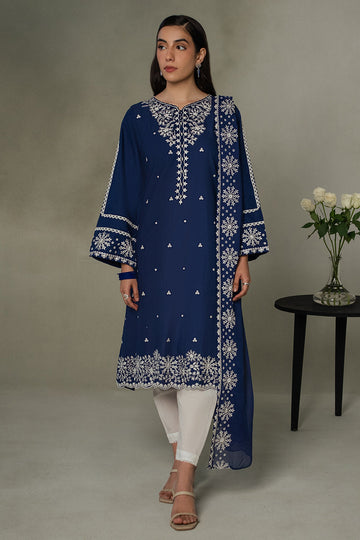 Cross Stitch | Eid Collection | MIDNIGHT BLUE