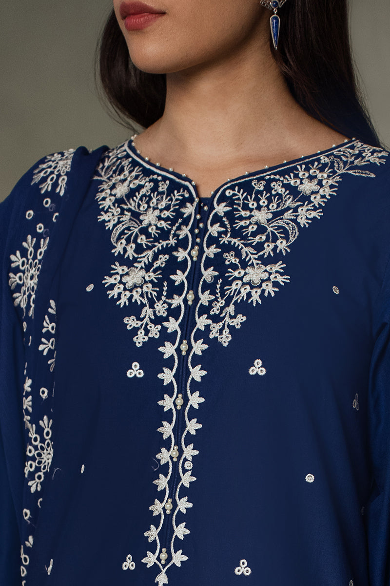 Cross Stitch | Eid Collection | MIDNIGHT BLUE