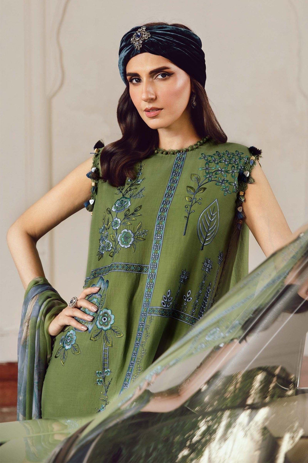 Maria B | M Prints Winter 25 |  MPT-2701-A