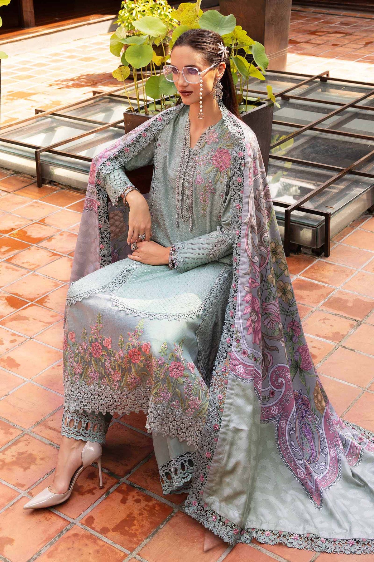 Maria B | M Prints Winter 25 | MPT-2802-A