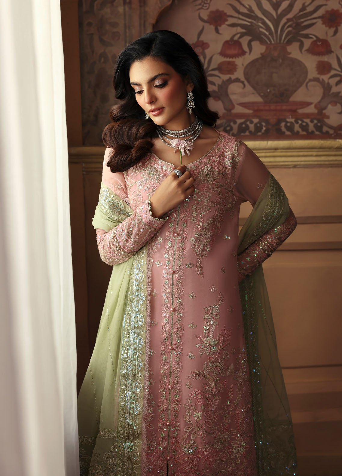 Gulaal | I Evayna Embroidered Chiffon | Layana