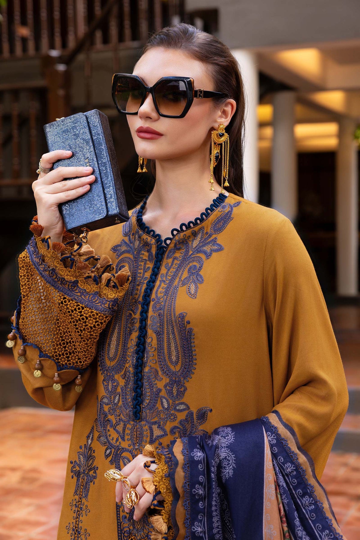 Maria B | M Prints Winter 25 | MPT-2803-A