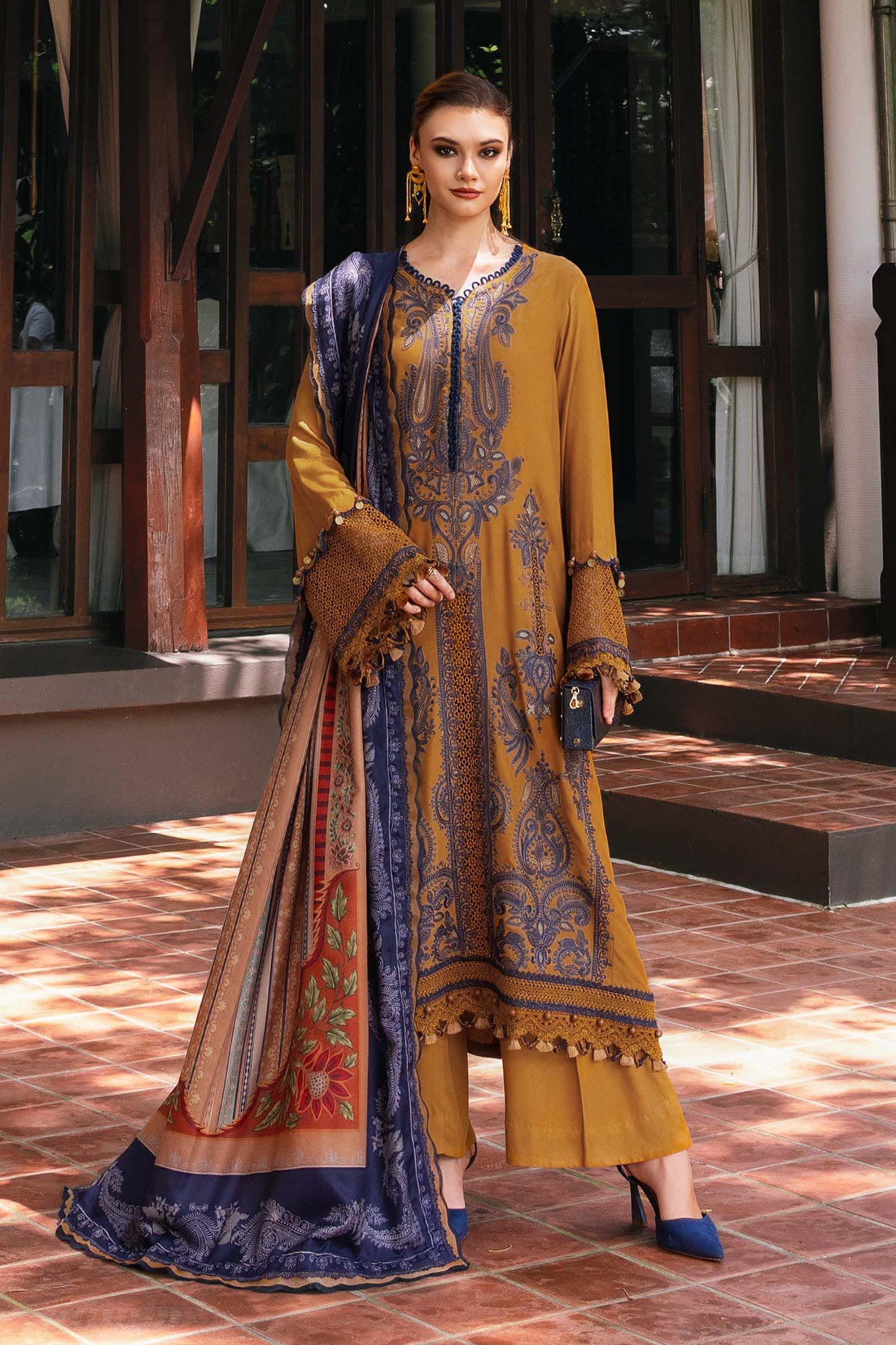 Maria B | M Prints Winter 25 | MPT-2803-A