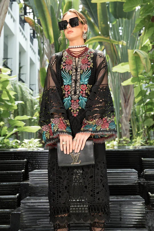 Maria B | Luxury Lawn | EL-23-04-Black