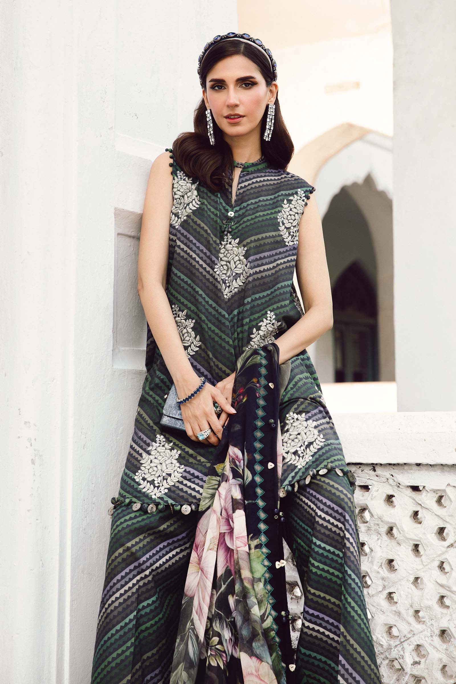 Maria B | M Prints Winter 25 |  MPT-2705-A