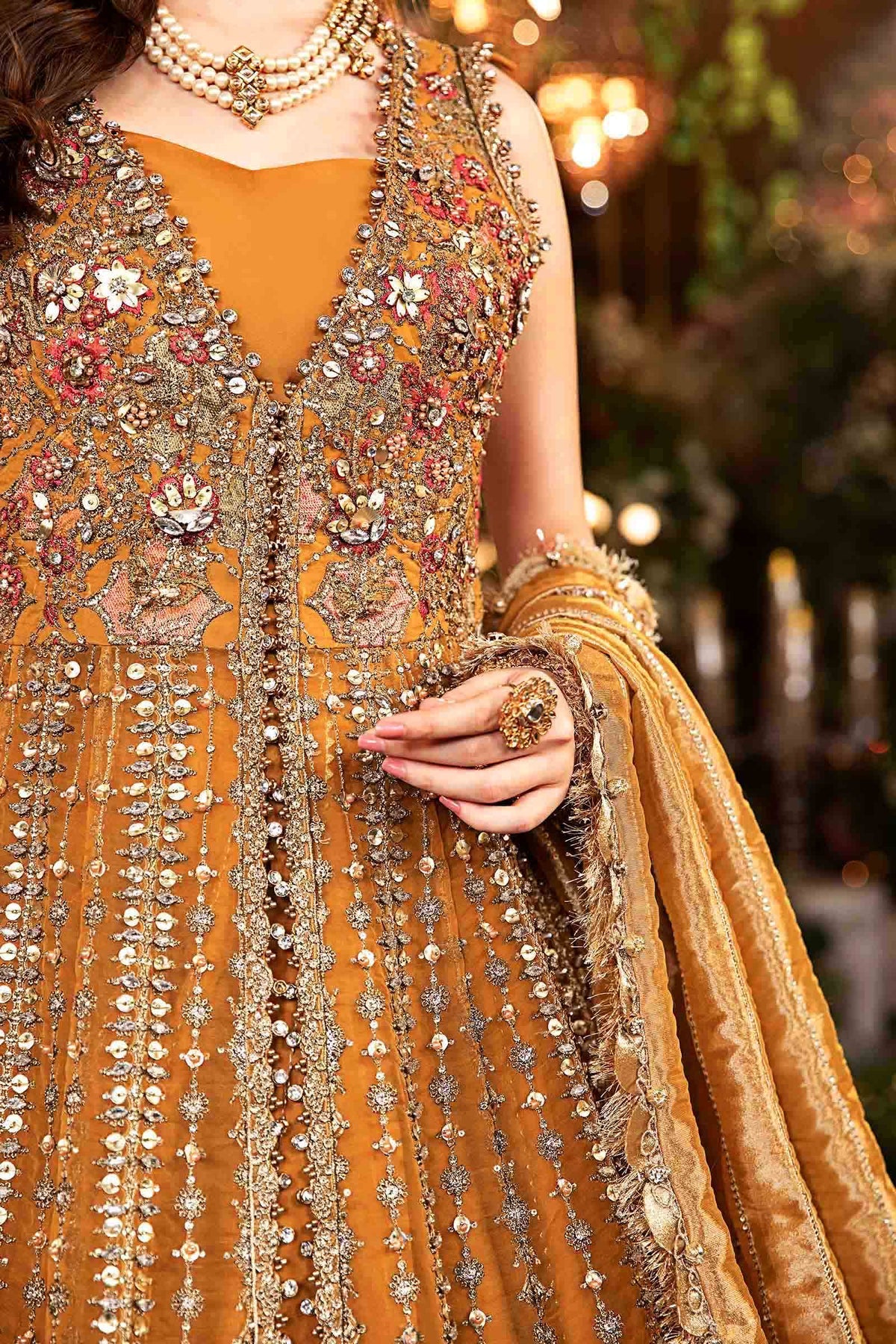 Maria B | Embroidered Formals 24 | Organza Suit | BD-2907