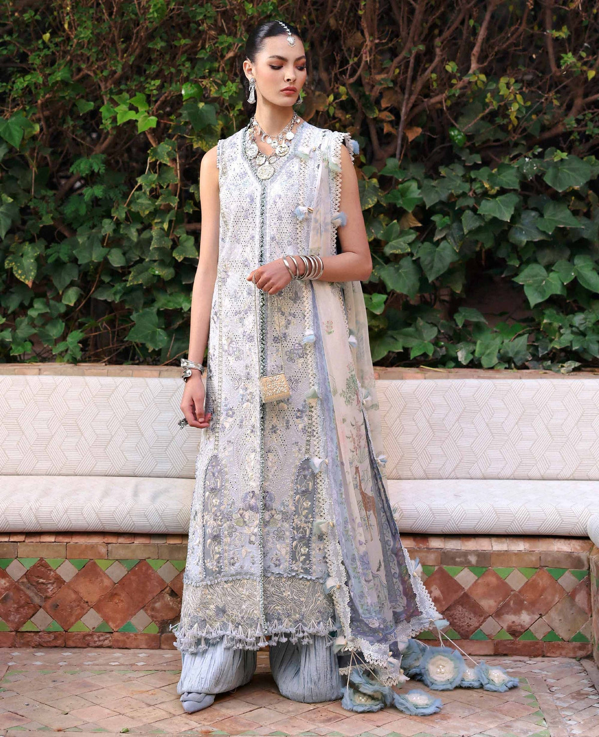 Republic Womenswear | Reine Luxury Lawn 26 | Iris