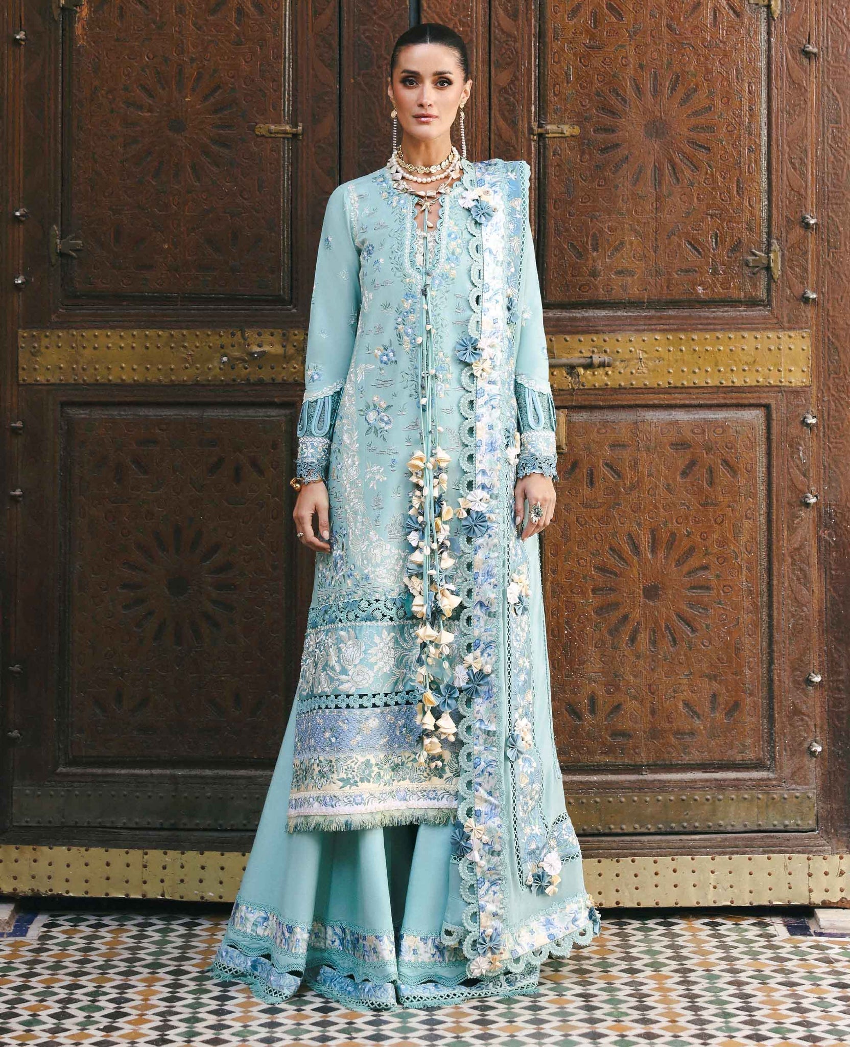 Republic Womenswear | Reine Luxury Lawn 26 | Lilas