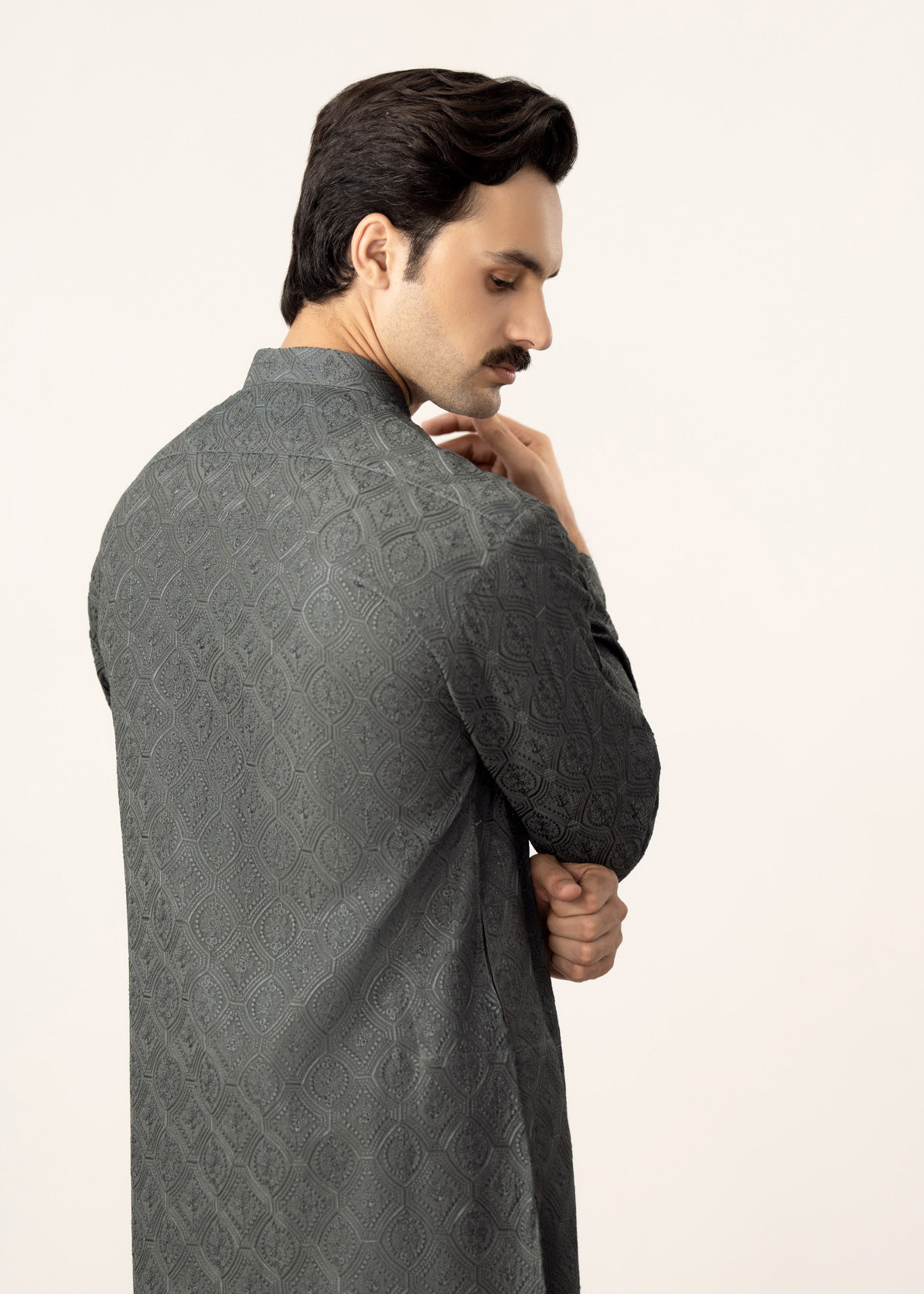 Jahan - Green Embroidered Kurta Trouser