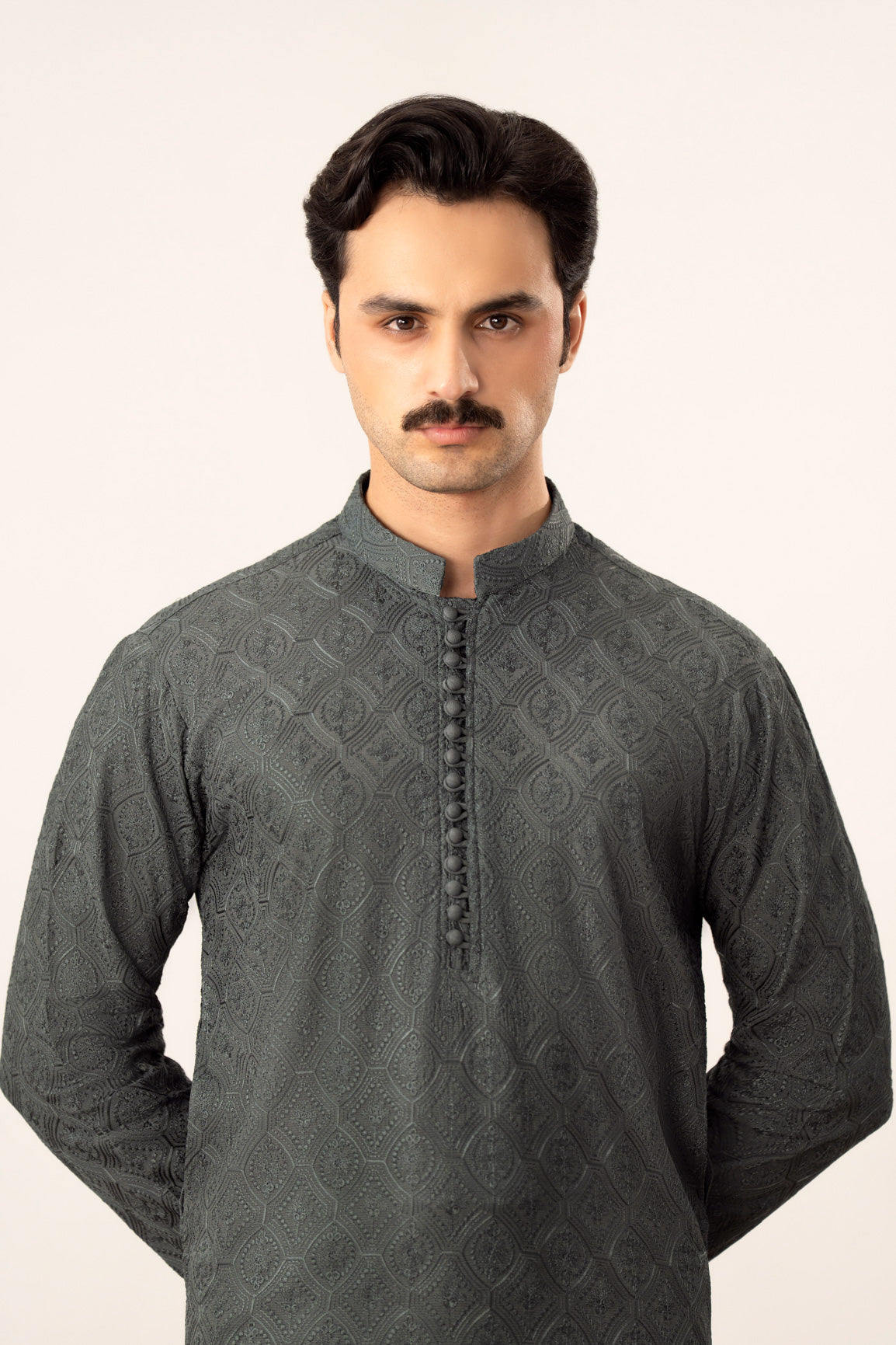 Jahan - Green Embroidered Kurta Trouser