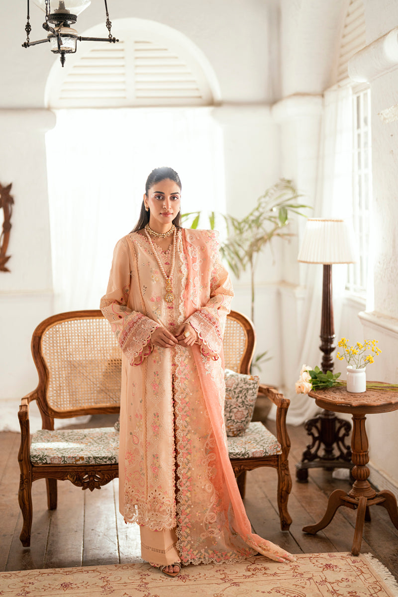 Qalamkar | Luxury Lawn Eid Edit | SB-07 Zoya