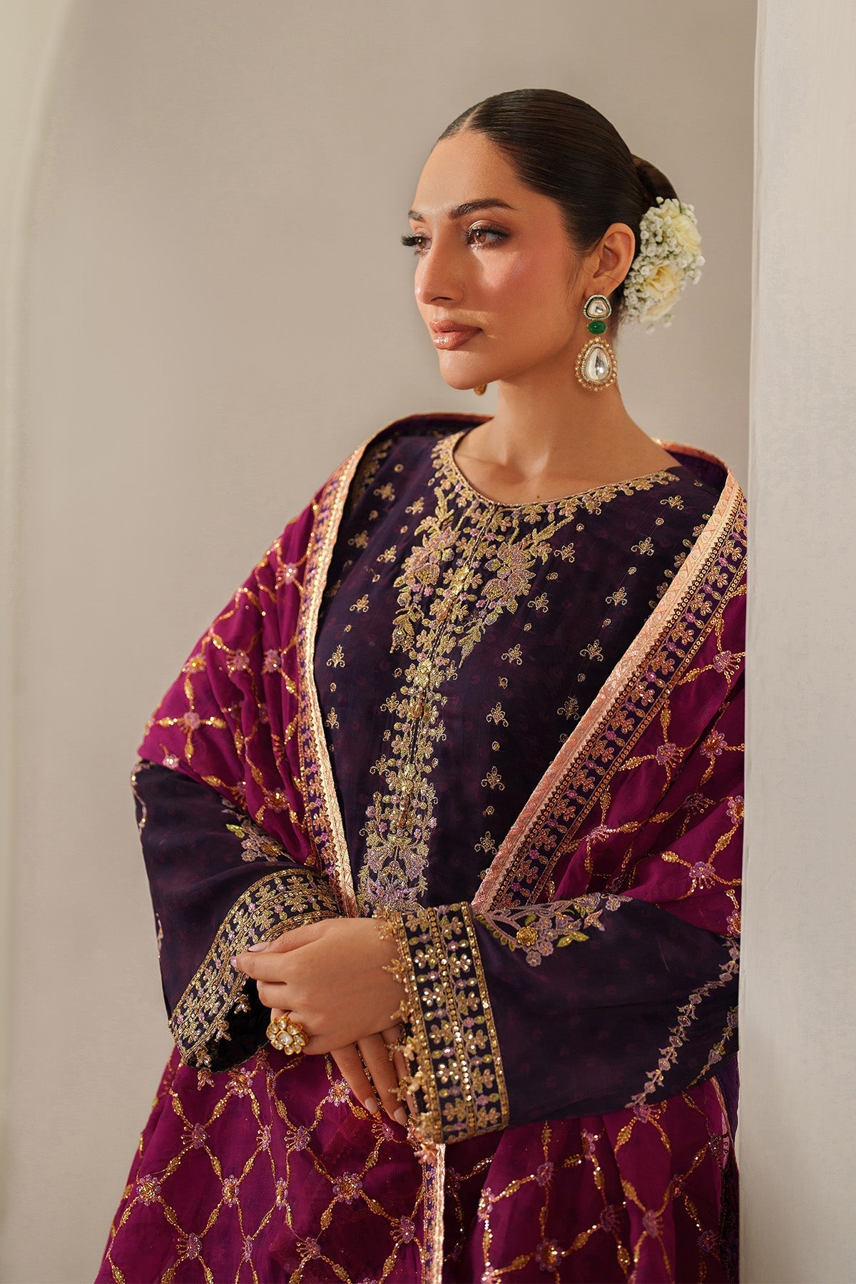 Alizeh | Fleur Chiffon |  AF-CH-2196-Reya