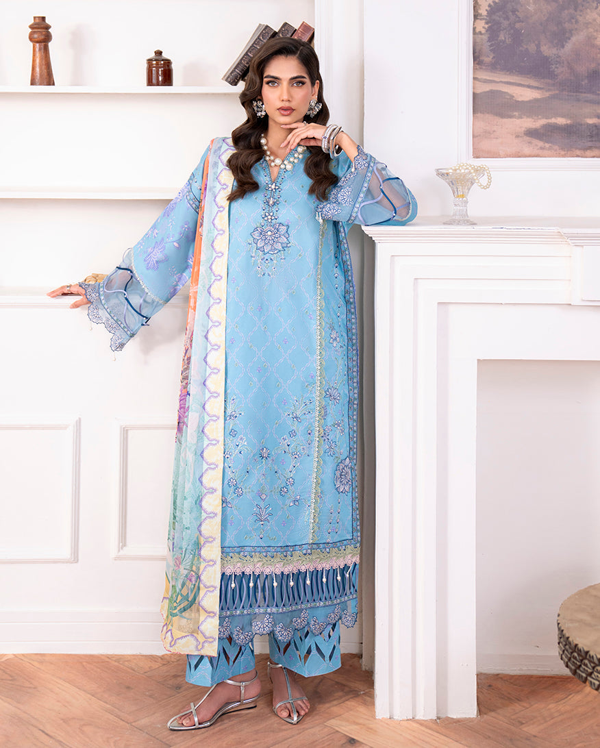 Roheenaz | Aezel Embroidered Cambric | Miren