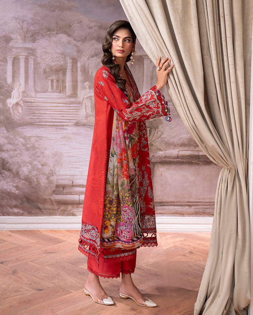Roheenaz | Aezel Embroidered Cambric | Lyrah