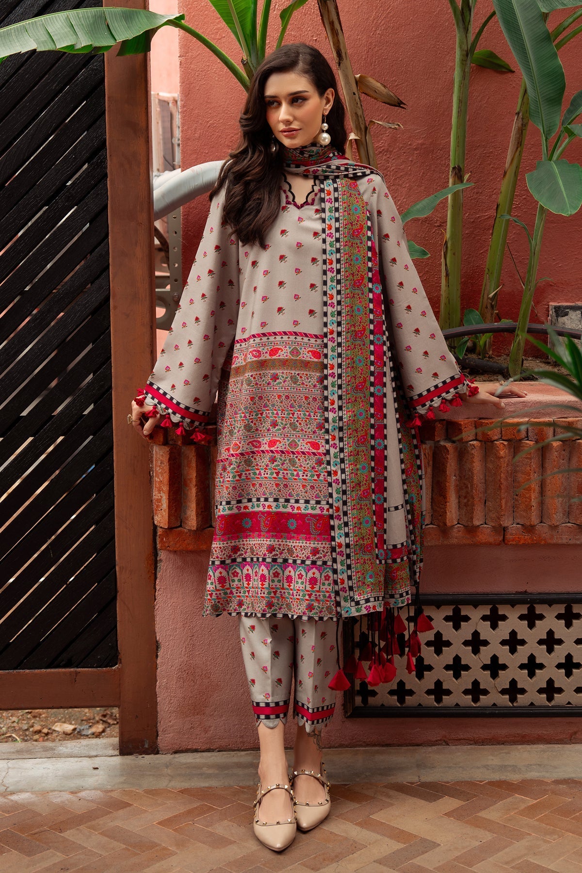 Charizma | C Prints Winter 25 |  3-PC Unstitched Printed Linen Collection CPW5-01