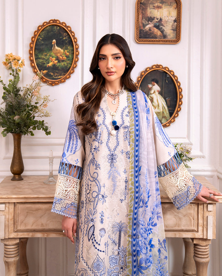 Roheenaz | Aezel Embroidered Cambric | Eleen