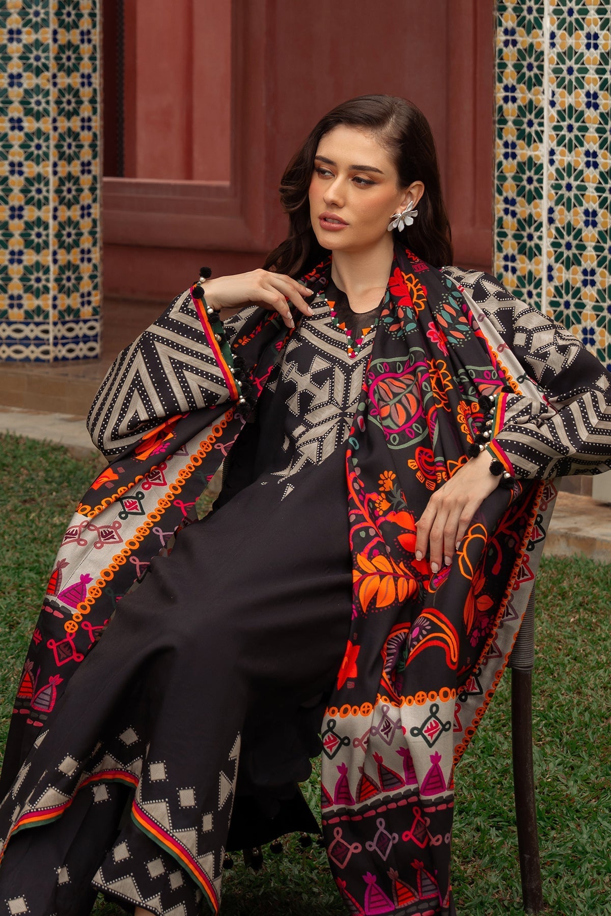 Charizma | C Prints Winter 25 |  3-PC Unstitched Printed Linen Collection CPW5-06