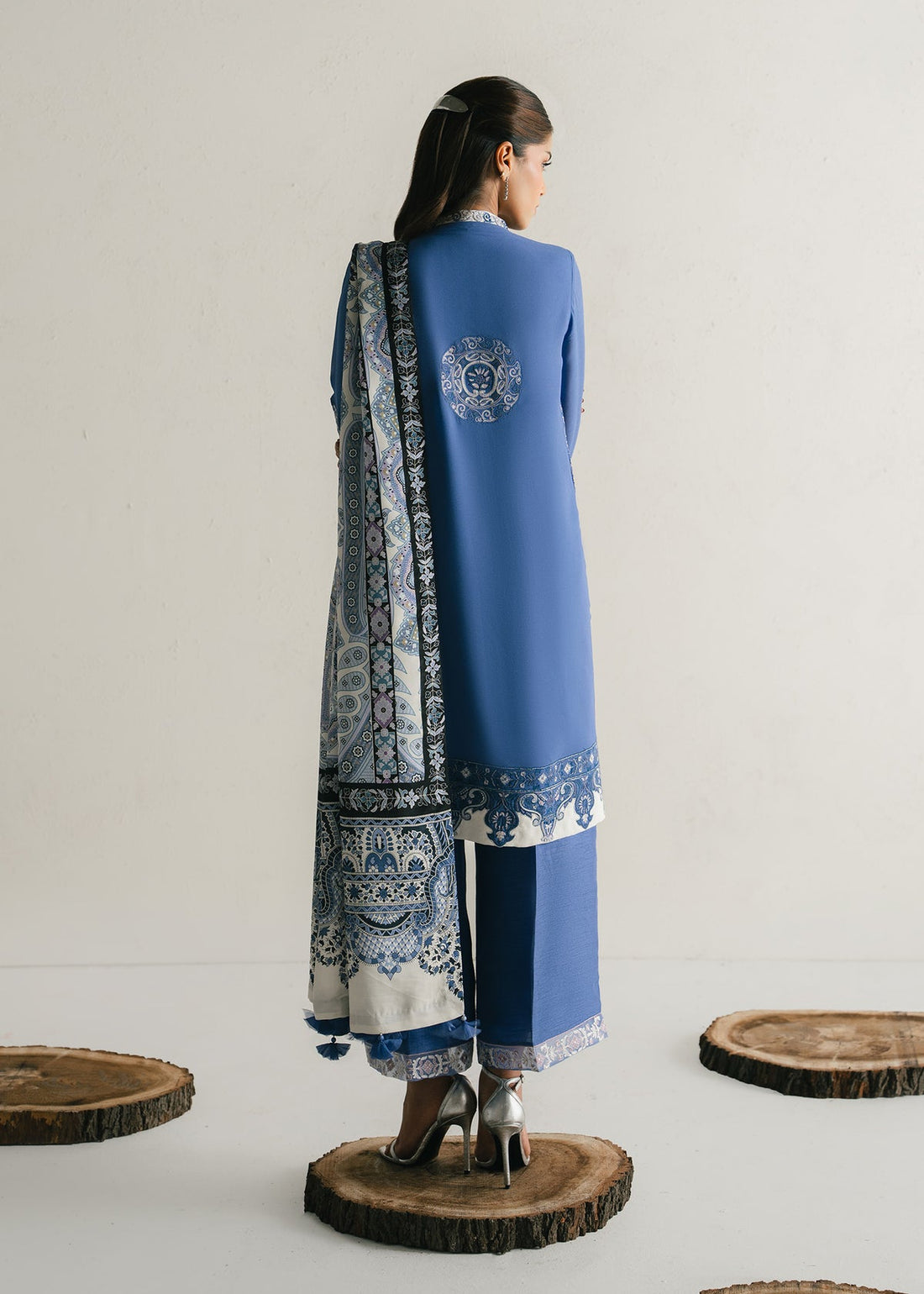 Mahgul | Alea Luxury Pret | Sapphire Mist