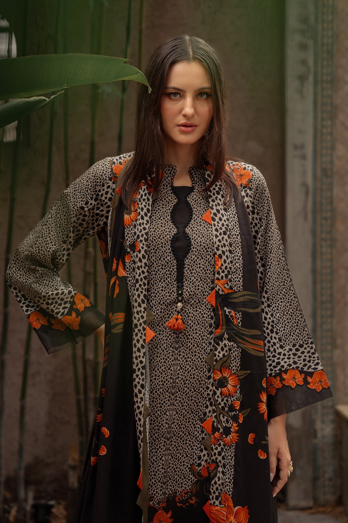 Charizma | C Prints Winter 25 |  3-PC Unstitched Printed Linen Collection CPW5-08