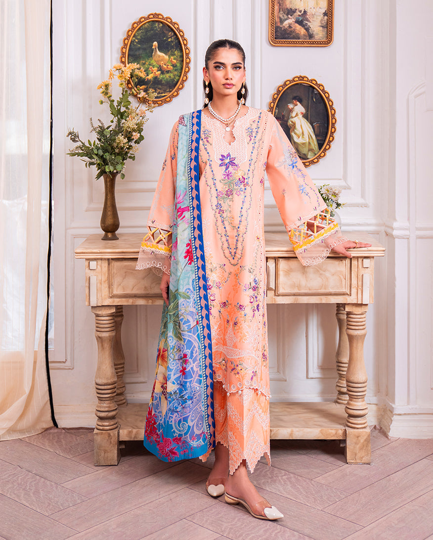 Roheenaz | Aezel Embroidered Cambric | Amal