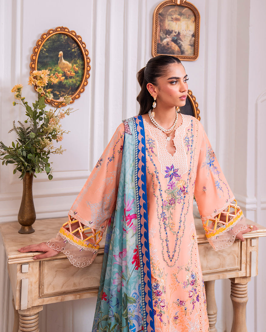 Roheenaz | Aezel Embroidered Cambric | Amal