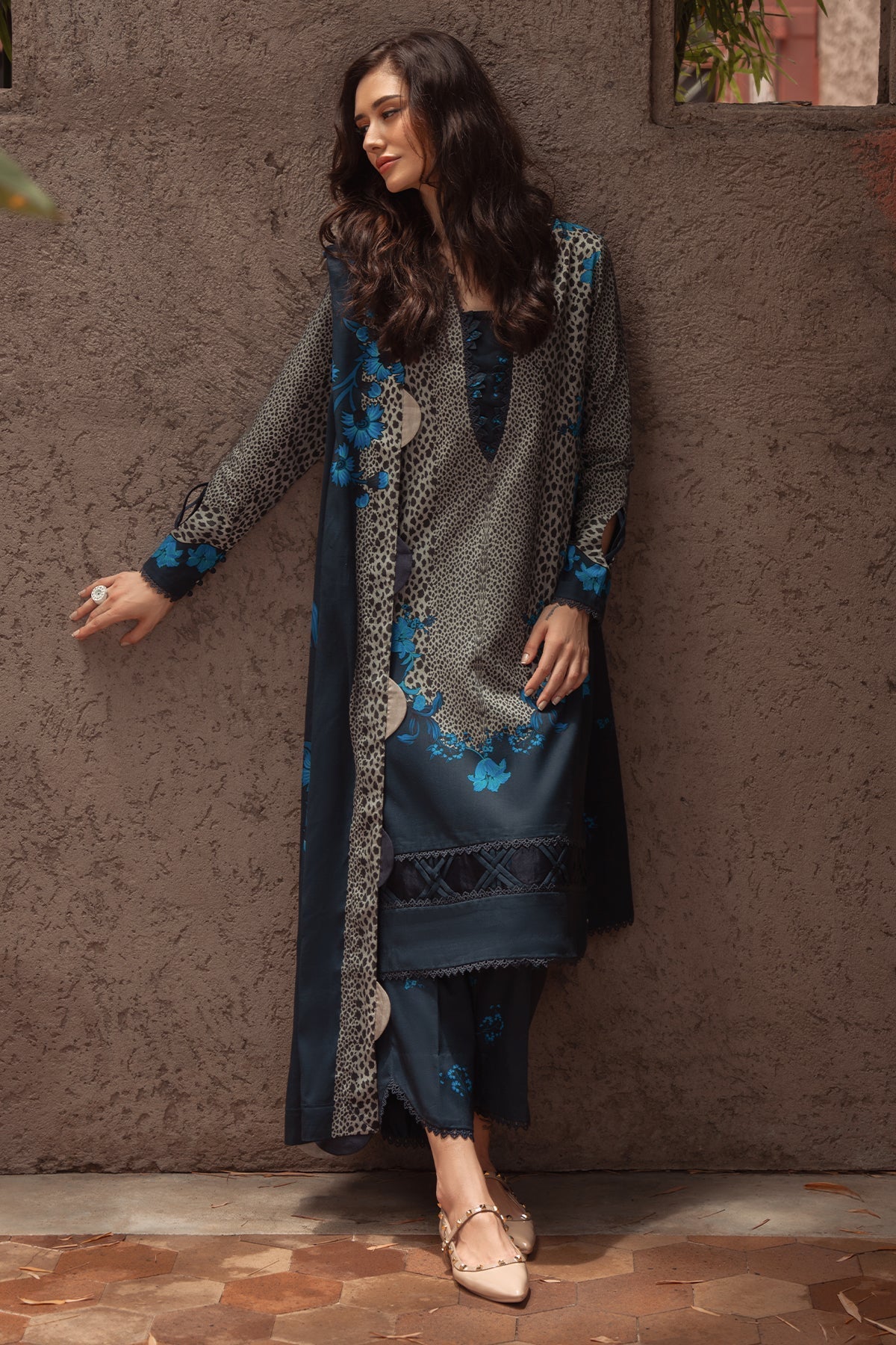 Charizma | C Prints Winter 25 |  3-PC Unstitched Printed Linen Collection CPW5-02