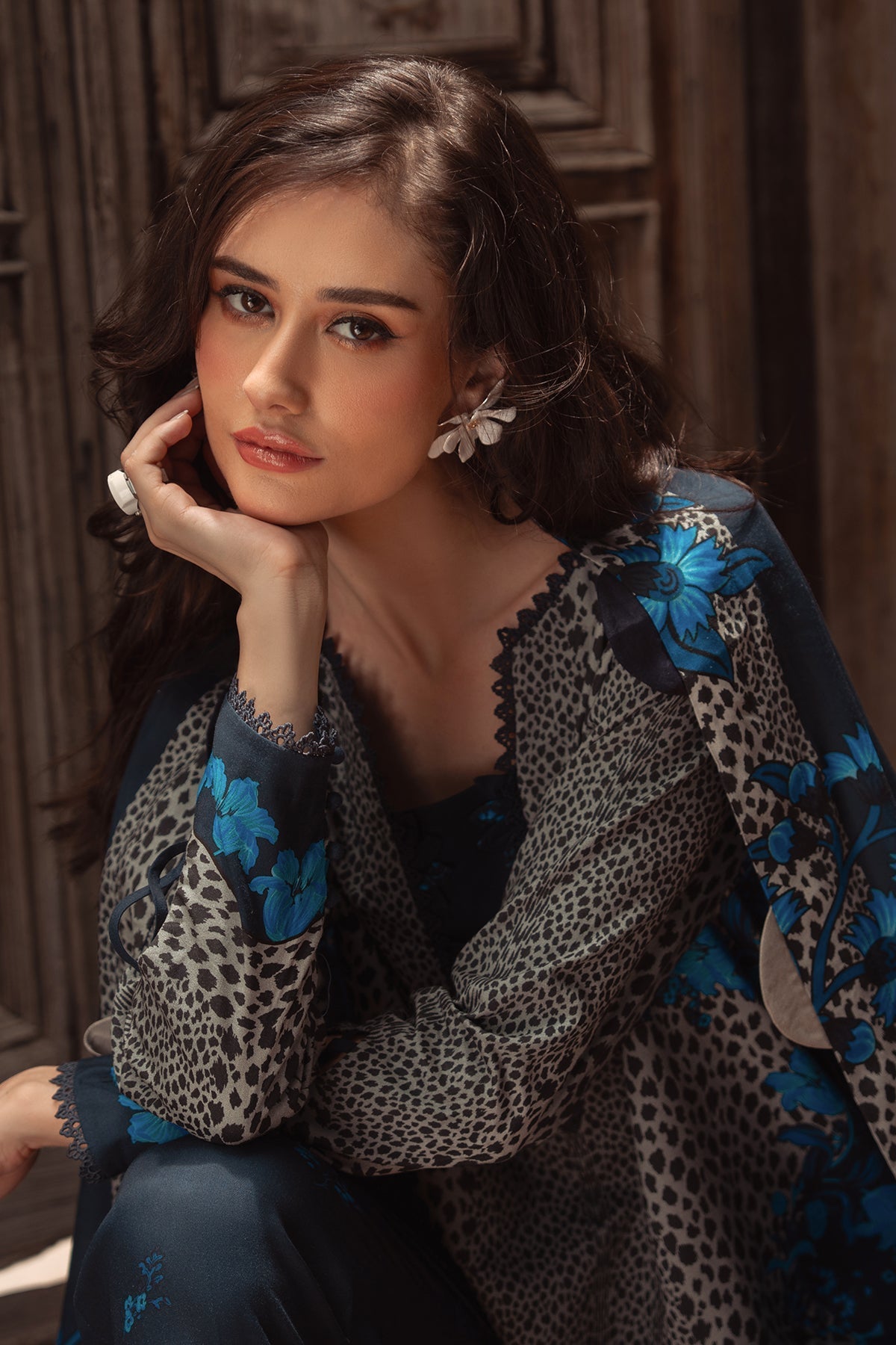Charizma | C Prints Winter 25 |  3-PC Unstitched Printed Linen Collection CPW5-02