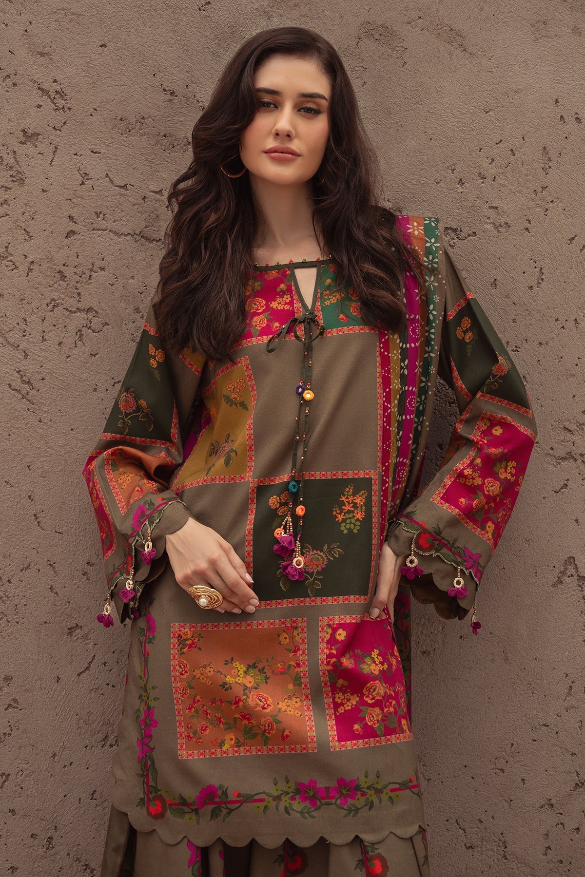 Charizma | C Prints Winter 25 |  3-PC Unstitched Printed Linen Collection CPW5-03