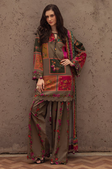 Charizma | C Prints Winter 25 |  3-PC Unstitched Printed Linen Collection CPW5-03