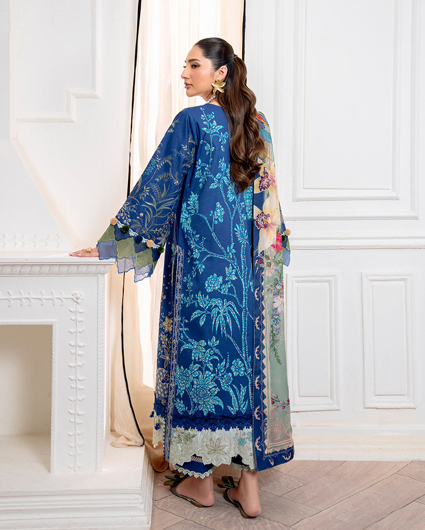 Roheenaz | Aezel Embroidered Cambric | Insha