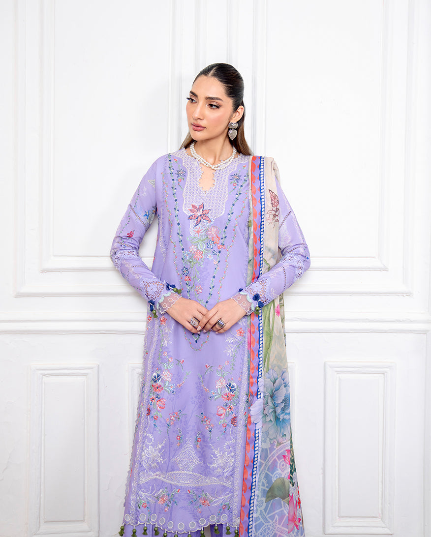 Roheenaz | Aezel Embroidered Cambric | Nivra