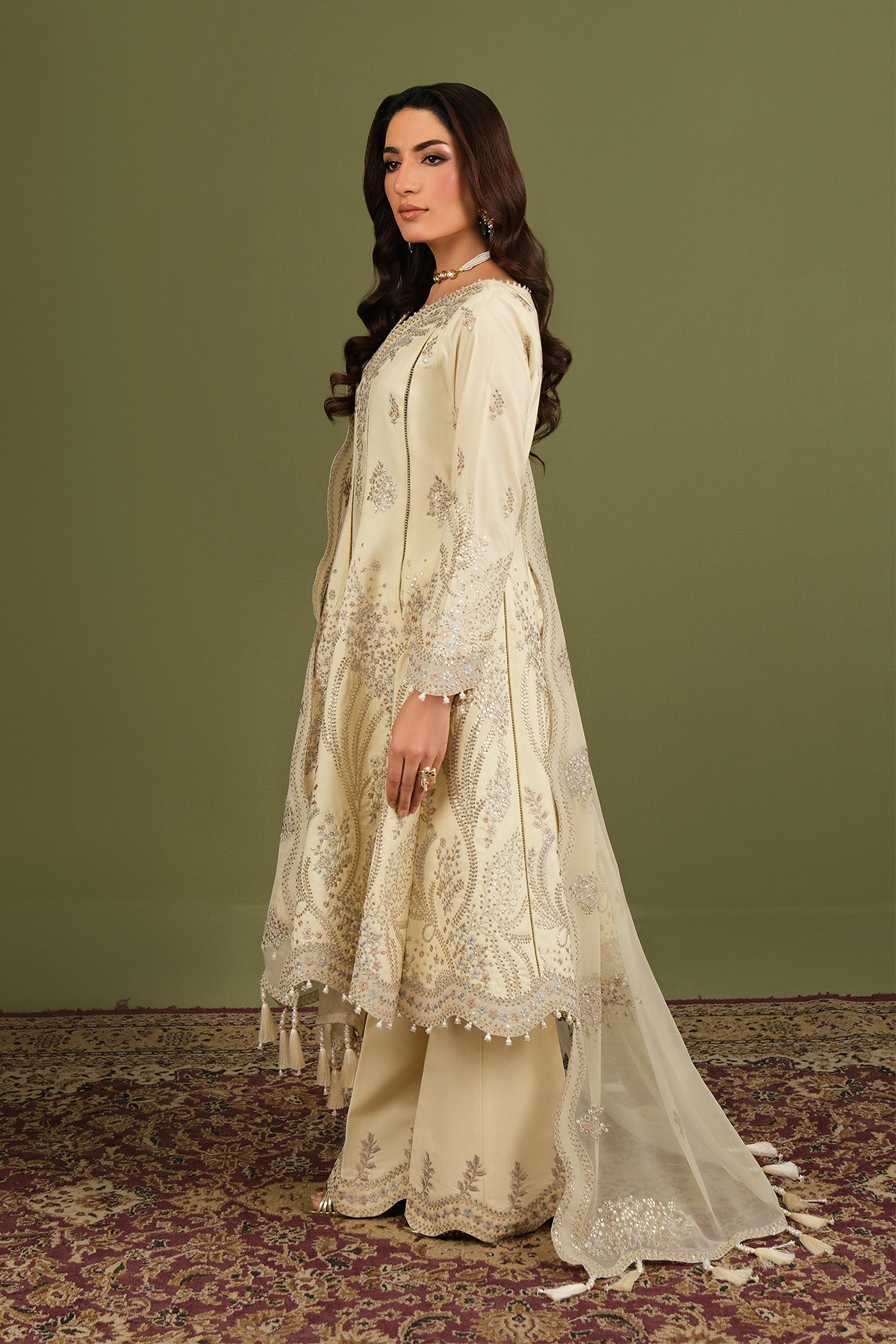 Alizeh | Luxe Raw Silk | AF-RS-13-Emily