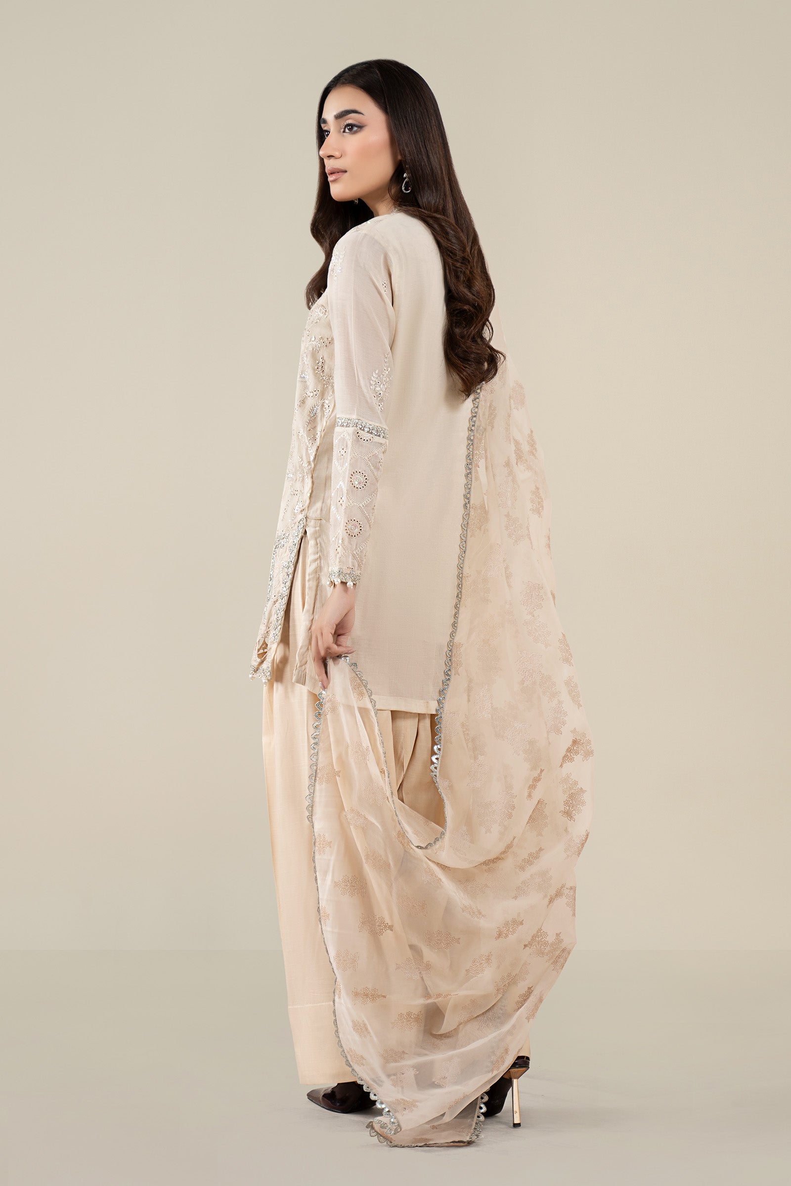 Maria B | Pre Fall 25 | Paper Cotton Suit 17