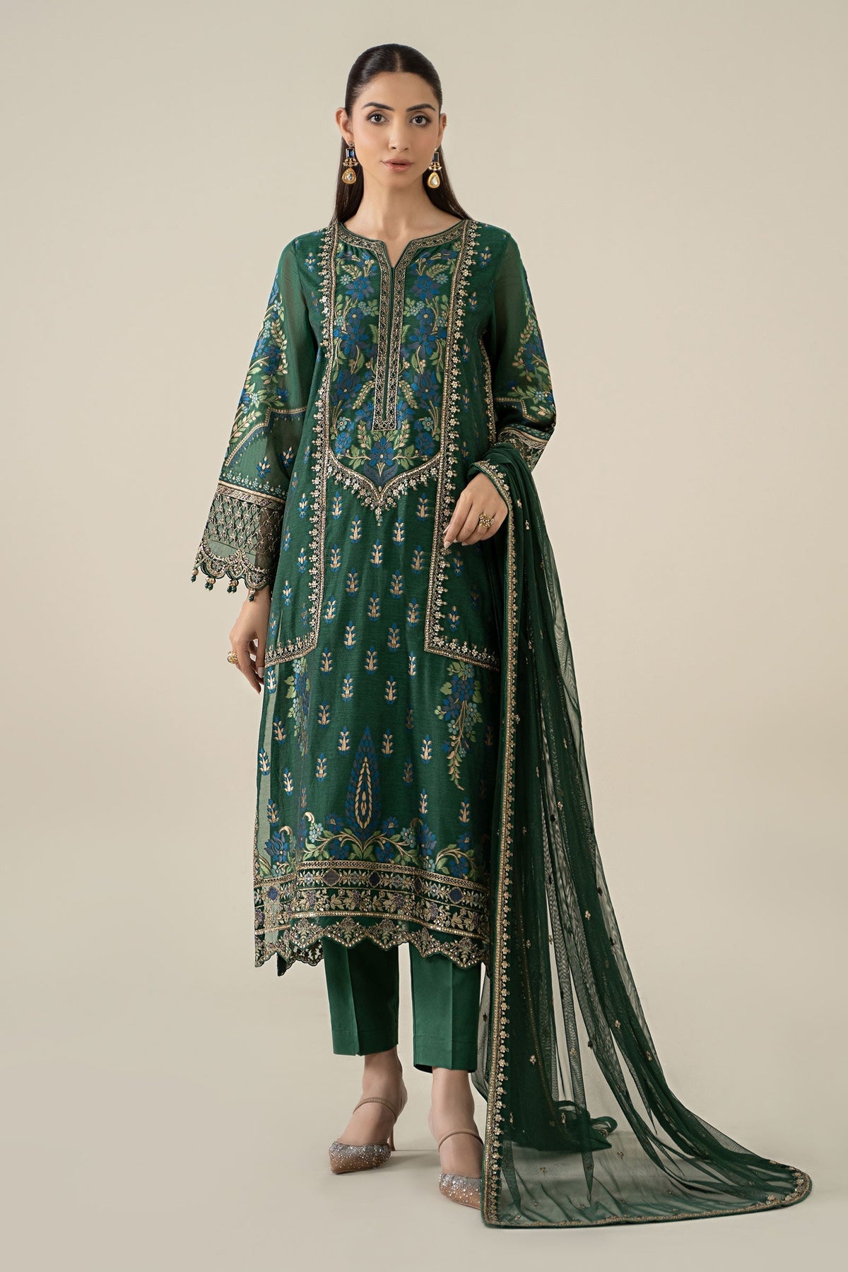 Maria B | Luxury Winter Pret 25 |DW-EA25-59-Green