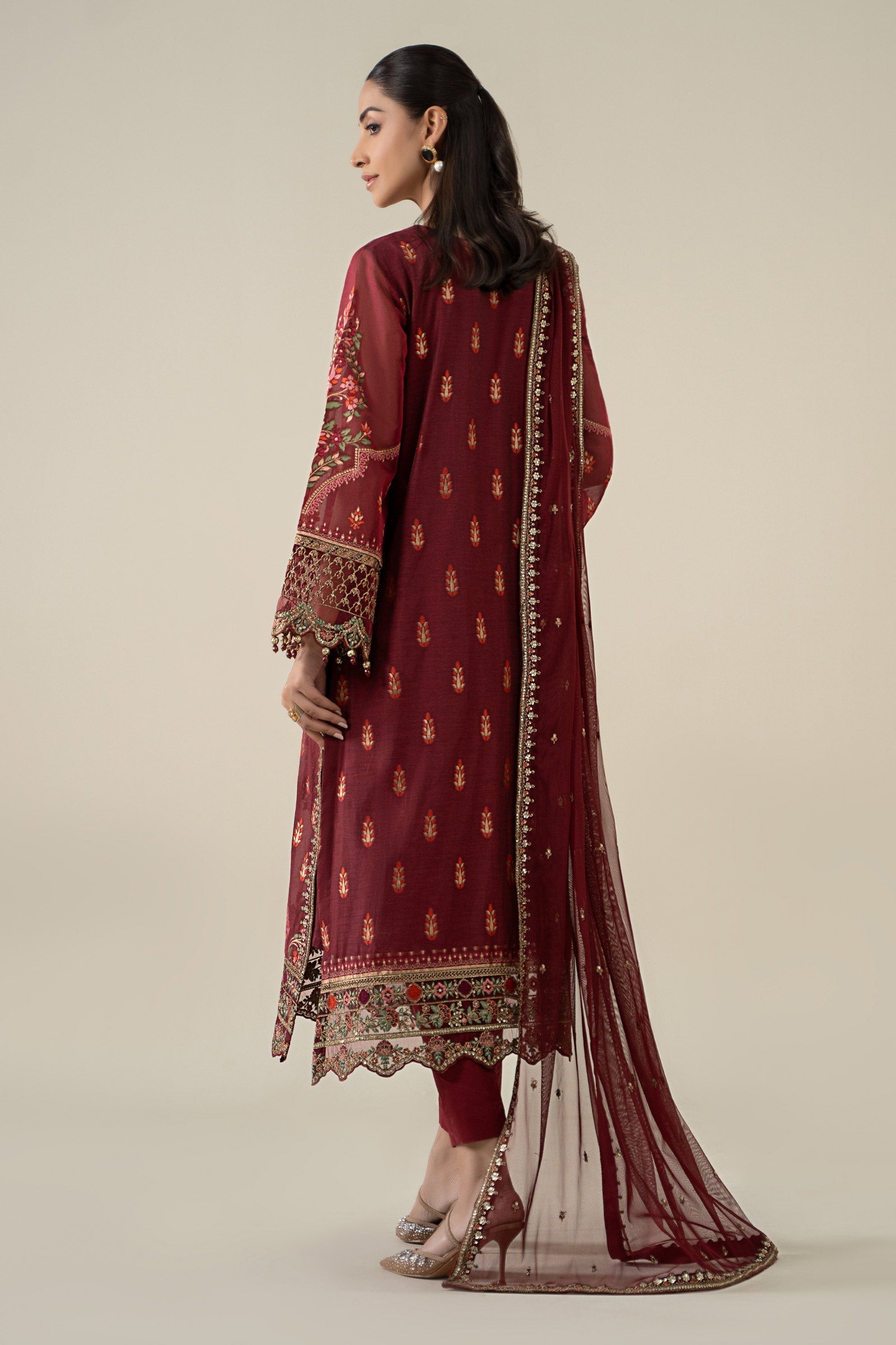 Maria B | Luxury Winter Pret 25 | DW-EA25-59-Red
