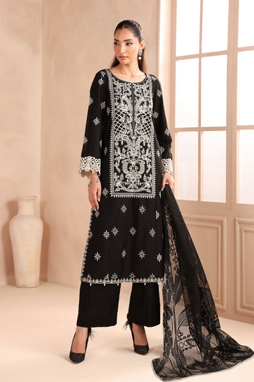 Maria B | Luxury Winter Pret 25 | DW-MN25-06-Black